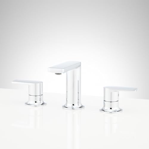 Signature Hardware 482806 Berwyn 1.2 GPM Widespread Bathroom Faucet with Pop-Up Drain Assembly