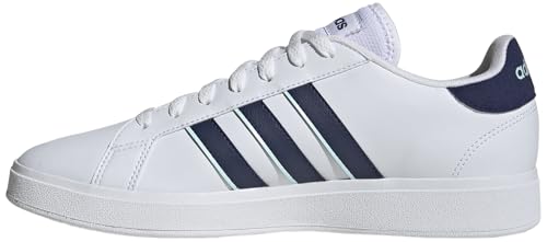Image of adidas Men Sportswear Sports Shoes | Grand Court Td | White | Size-12 |