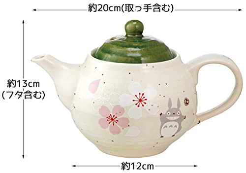 Studio Ghibli Via Bluefin My Neighbor Totoro Traditional Japanese Dish Series - Teapot [Sakura/Cherry Blossom] - Official Studio Ghibli Merchandise #TOP6