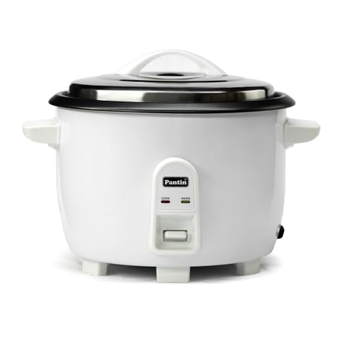 Pantin Commercial Electric Rice Cooker – 20 Cups Raw / 40 Cups Cooked Capacity w/Measuring Cup & Scoop – High-Efficiency Large Rice Cooker Commercial Rice Cooker for Restaurants, Hotels and Catering by PANTIN - Used condition - US$121.60