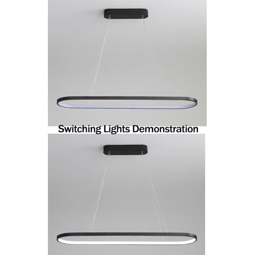Luminaire suspendu d'intérieur LED moderne à intensité variable - 3