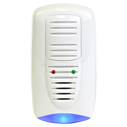 PestContro Ultrasonic Rodent Repeller w/ Floor Light, Plug-In Electromagnetic Pest