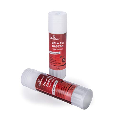 Cola Bastão Pva Masterstick 20G Embalagem Com 12 Unidades