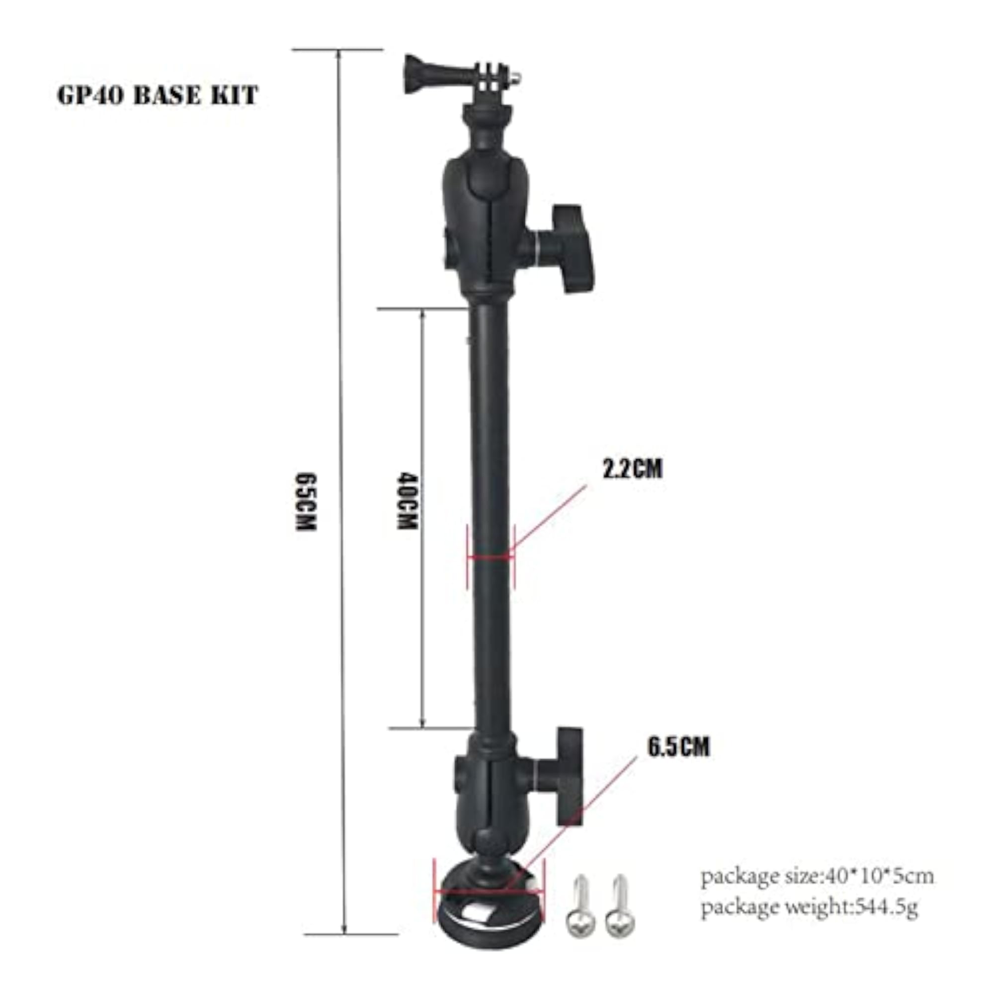 Kayak Action Camera Mount Adjustable Paddleboards Bracket