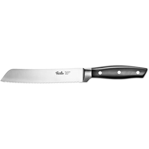 Fissler PROFI Brotmesser 180mm - Wellenschliff Hochwertig, Klinge 18cm, Brötchenmesser Spezialklingen Edelstahl geschmiedet Cover
