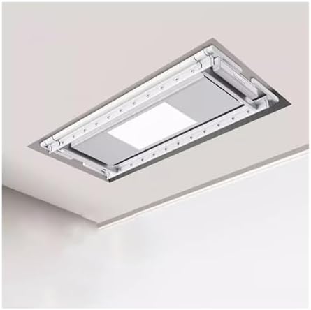 Ceiling Clothes Dryer Aluminium and Steel Electric Clothes Dryer with Remote Control,Clothes Drying Rack Ultra Thin Invisible Electric Clothes Hanger Balcony Intelligent Drying Rack Home Rem