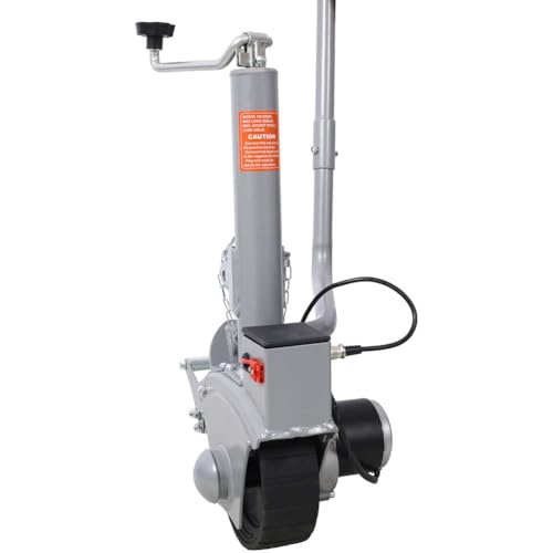 CWKISS Electric Trailer Dolly, 5000 lbs Capacity, 660 lbs Jockey Wheel Load, 8