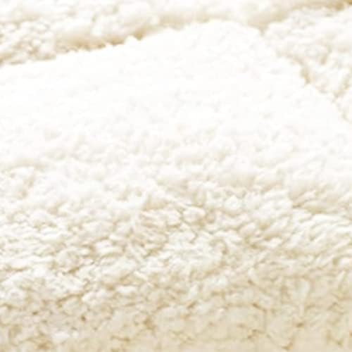 Olivia Rocco Luxury Teddy Bear Sherpa Fleece Super Soft Warm Cosy Mattress Topper Enhancer Reversible Top and Cool Microfibre Single Double King Super King Size (Double)