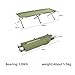 XHYKJEU Outdoor Camping Cot Ultralight Portable Aluminum Alloy Bed Folding Sleeping Bivouac Hiking Picnic Double Stool