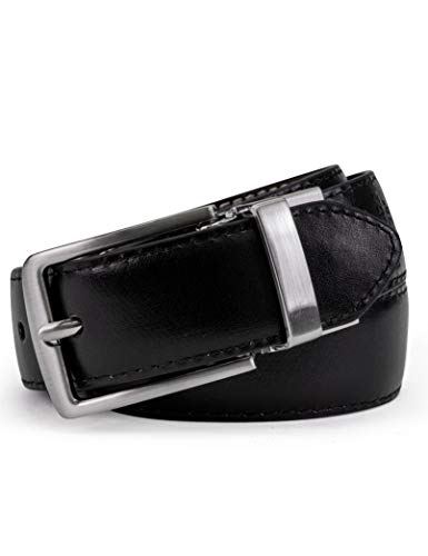 Steve Madden Boys' Big Reversible Belt For Kids, Brown/Black, Large #TOP2
