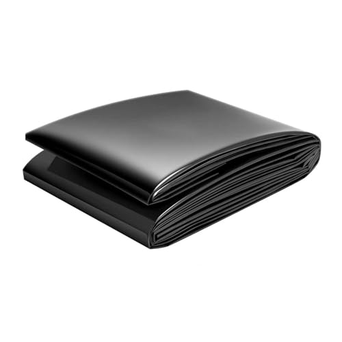 Luyckfrazy Revestimientos para estanques de 1 x 6 m, 3 x 4 m, 6 x 9 m, 8 x 10 m, 10 x 12 m, de HDPE, Lona Plegable, Membrana de Sellado para estanques de Peces koi, Fuentes y techos.(5x8m)