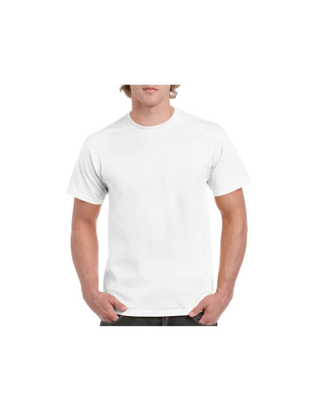 Gildan Men's Shirt (Pack of 2), White (1 Piece), S