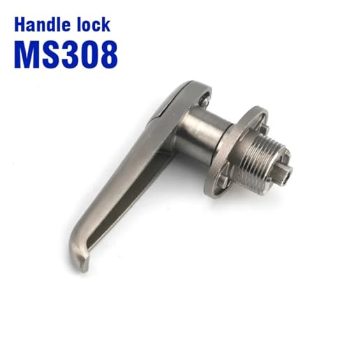 Cerradura eléctrica de acero inoxidable MS308 con cilindro de cobre 7