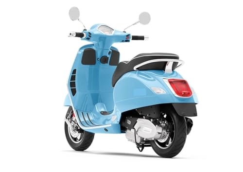 Image of WISDOM Baby Blue Glossy Vinyl Car Wrap Air Release, Self Adhesive, Vehicle wrap Sheet for Automotive Bike DIY Exterior Interior Decoration (Baby Blue Glossy, 20 Inch X 17 Feet)