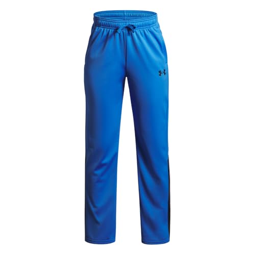 Under Armour Boys' Brawler 3.0 Tapered Pants, (402) Blue Atlantis / / Black, Youth Large