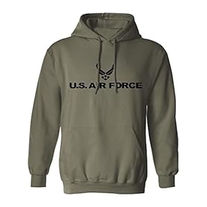zerogravitee Air Force Pullover Hooded Sweatshirt in Sport Grey