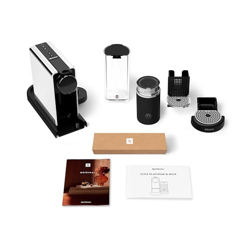 Foto von KRUPS NESPRESSO CitiZ & Milk Platinum Original Kapselmaschine XN630D