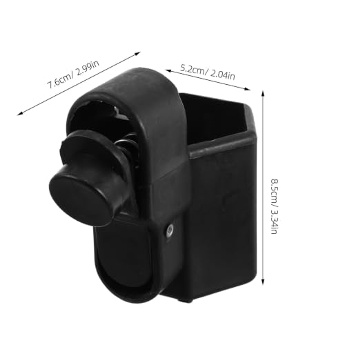 Accesorio de poste de toldo con interruptor de botón pulsador hexagonal para tienda de playa 3