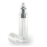 Citizen 30 ML Empty Acrylic Cosmetic Pump Bottle with Lid for Homemade Beauty Products, Lotion and Serum (1 OZ Capacity)