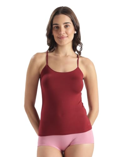 Image of Jockey 1805 Women Micro Modal Elastane Stretch Camisole with Adjustable Straps and StayFresh Treatment