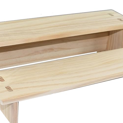 Vaveren Suporte de exibição de madeira, rack de joias, decoração, luminárias colecionáveis, exposito