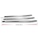 3-Piece 20-Inch Curved Tire Iron Spoon Set - Heavy-Duty Steel Tire Pry Bar Kit with Zinc Coating, Bead Lifting Tool for Motorcycle, Car, and Vehicle Tire Maintenance