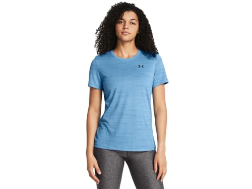 T-shirt Under Armour Tech Tiger femme anti-irritation pour stopper la chaleur pendant l'effort