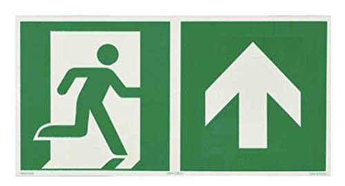Panneau De Sortie De Secours En Cas De Secours Banque D'images
