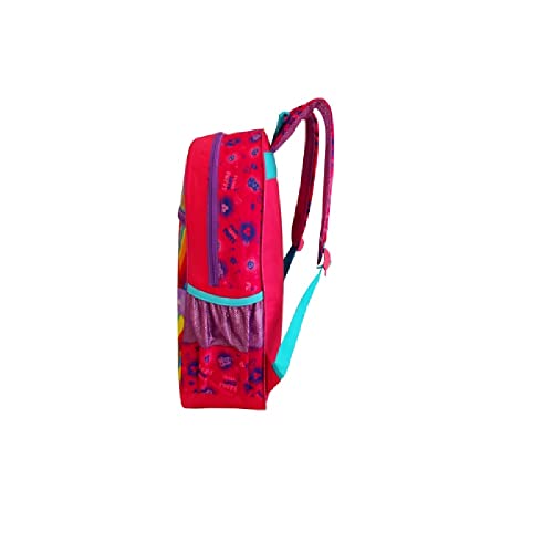Kit Mochila de Costa e Lancheira Trolls Rosa