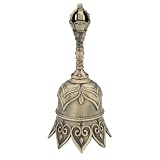 Hand Bells | Dinner Bells for Inside,Brass Instrument Vintage Chime Noisemaker Cowbell Loud Handbell for Meditation Events Wedding Sporting Classroom