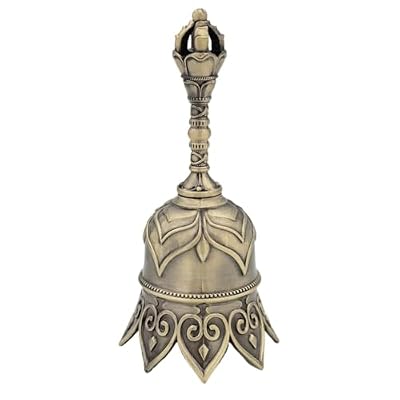 Hand Bells | Dinner Bells for Inside,Brass Instrument Vintage Chime Noisemaker Cowbell Loud Handbell for Meditation Events Wedding Sporting Classroom