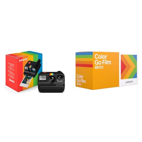Polaroid - Go Generation 2 Appareil Photo instantané - Noir & Film Couleur pour Go - x48 Film Pack