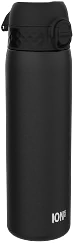ION8 Botella Agua Inox Ligero, 600ml, Sin Aislamiento, a Prueba d...