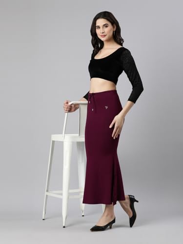 Image of TWIN BIRDS Super Soft Viscose Elastane Fabric Saree Skirt /Saree Shaper /Saree Shapewear for Women