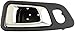 Dorman 96505 Front Driver Side Interior Door Handle for Select Honda Models, Chrome and Dark Grey