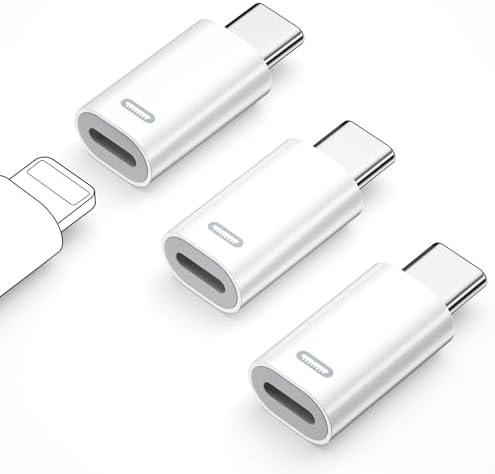MoKo Adaptateur audio Lightning vers USB-C – Pas pour microphones/chargement/transfert de données, adaptateur casque écouteur USB C mâle vers femelle Lightning pour iPhone Air 17 16 16e 15 Pro Max MoKo Adaptateur audio Lightning vers USB-C – Pas pour microphones/chargement/transfert de données, adaptateur casque écouteur USB C mâle vers femelle Lightning pour iPhone Air 17 16 16e 15 Pro Max
