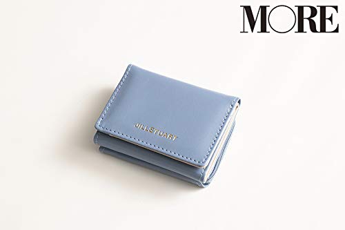 More モア 19年11月号 付録 ジルスチュアート ミニ財布 ブルー 雑誌 付録 発売日