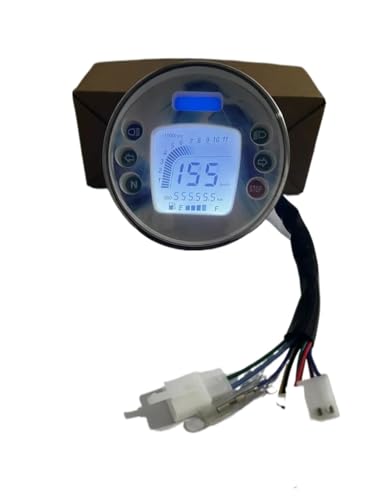 Tachymètre moto RPM numérique rond pour réparer le compteur cassé du PX200