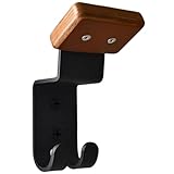 Soporte de pared para casco con 2 ganchos, colgador de casco aluminio resistente para motocicleta, sombrero, peluca,...