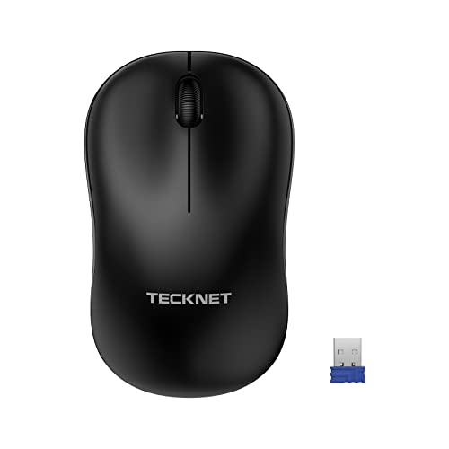 TECKNET Wireless Mouse for Laptop, 2.4GHz USB Mini...