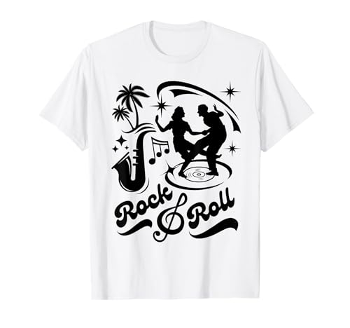 Rock and Roll Dance Party 50s Outfits 60s Vintage Rockabilly T-Shirt