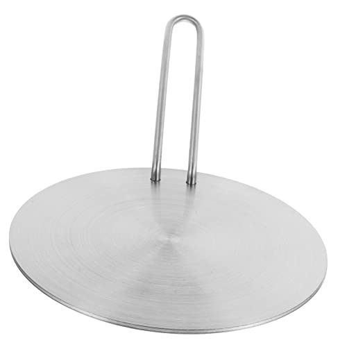GRIRIW Heat Diffuser Induction Plate 18cm Metal Induction Cooker Adapter Plate for Electric Gas Stove