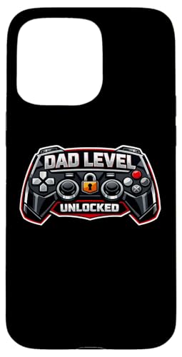 Dad Level Unlock Funny New Father Gaming �Q�[�}�[ �r�f�I�Q�[�� �X�}�z�P�[�X iPhone 15 Pro Max �p