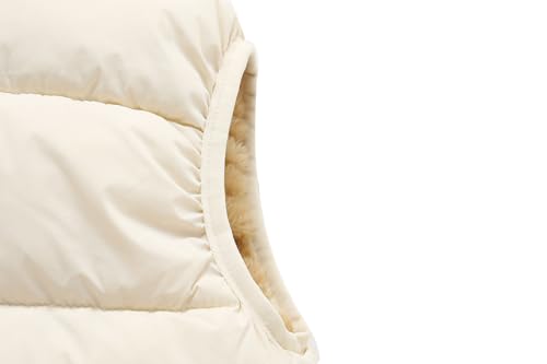 Toddler Puffer Vest Boys Girls Fleece Vest Puffy Toddler Boy Sleeveless Jacket Coat with Removable Hood4