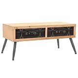 Das originelle Design der vorderen Schubladen verleiht einen Vintage-Stil