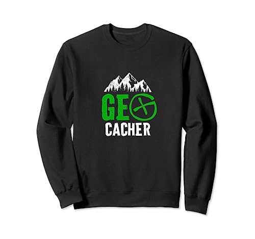 Geocacher & Geocaching T-Shirt Cache Accessoires Sweatshirt