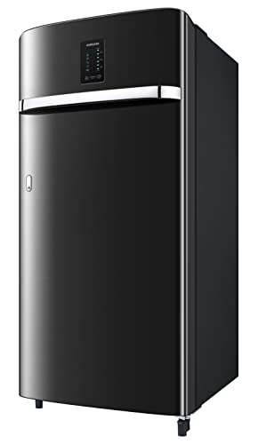 Image of Samsung 189L 4 Star Inverter Direct-Cool Single Door Digi-Touch Refrigerator Appliance (RR21C2E24BX /HL,Luxe Black)