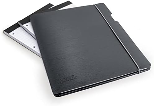 Rapesco VFDCB0B3 A4+ Foldover Clipboard with Film Pocket - Black