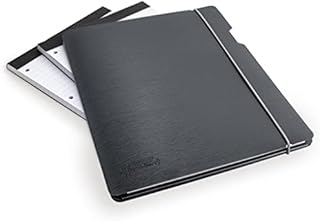 Rapesco VFDCB0B3 A4+ Foldover Clipboard with Film Pocket - Black