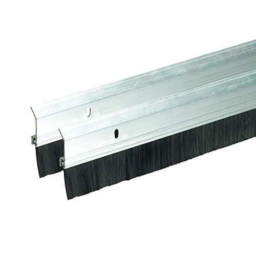 Frost King SB36 Extra Brush Door Sweep, 2-inch X 36-inch Long, Silver-Aluminum - 2-Pack by Frost King - Used condition - CA$37.72
